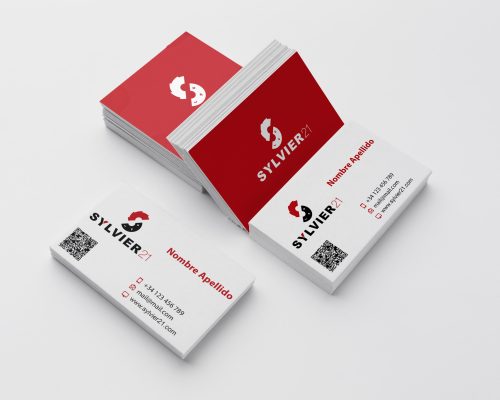 Logotipo y tarjetas de Sylvier21